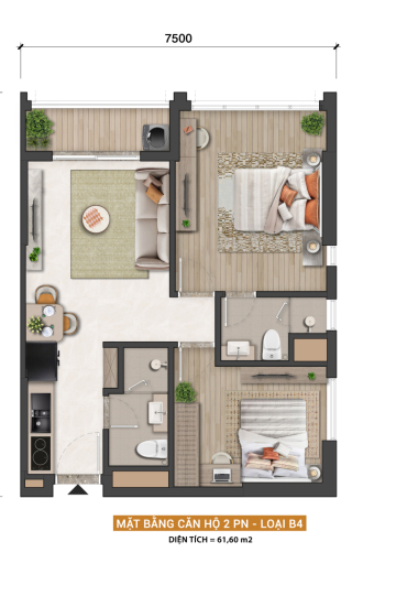 Căn Hộ 2 P.Ngủ Blanca City Vũng Tàu Căn Hộ 2 P.Ngủ Blanca City Vũng Tàu