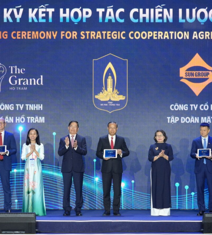 Bà Rịa – Vũng Tàu bắt tay Sun Group phát triển hạ tầng chiến lược và đô thị biển đẳng cấp quốc tế